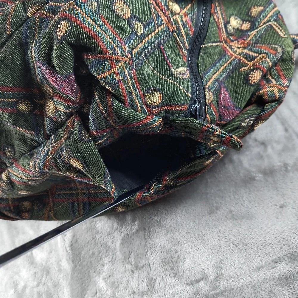 Vintage Golf Duffle Bag Organizer Set Green Tapestry Travel Pack Made In USA 70s